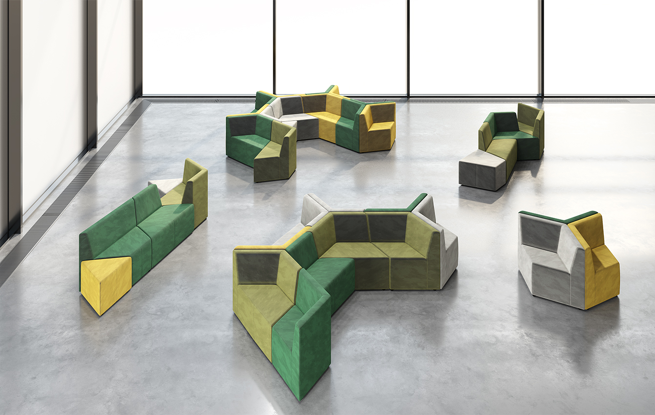 Модуль 1-местный левый MVK Оригами 1370*705*845 мм 