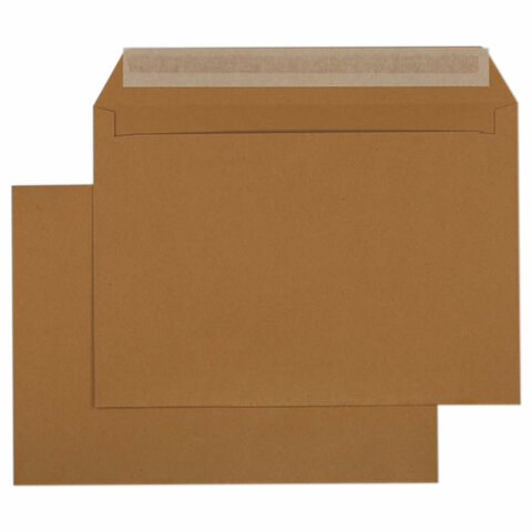 Конверт С4, Курт, 229 х 324 мм, 250 шт., без подсказа, без окна, отрывная лента, 112175, 269731