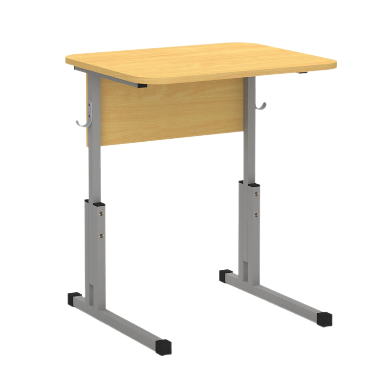 Стол ученический, одноместный пластик с рег. высоты 600х500х700-820 мм 5-7 Лц.КР 5-7-т25 Лц.С1ПК-16/1