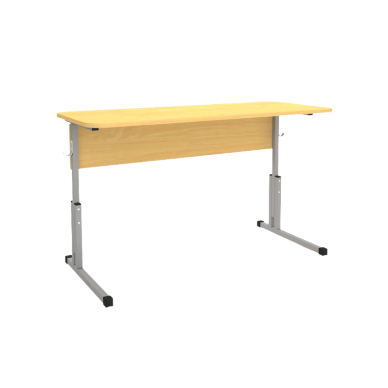 Стол ученический 16 мм 2-х мест. с рег. высоты 1200х500х700-820 мм 5-7 Лц.КР5-7-т25 Лц.С2Д-16/2