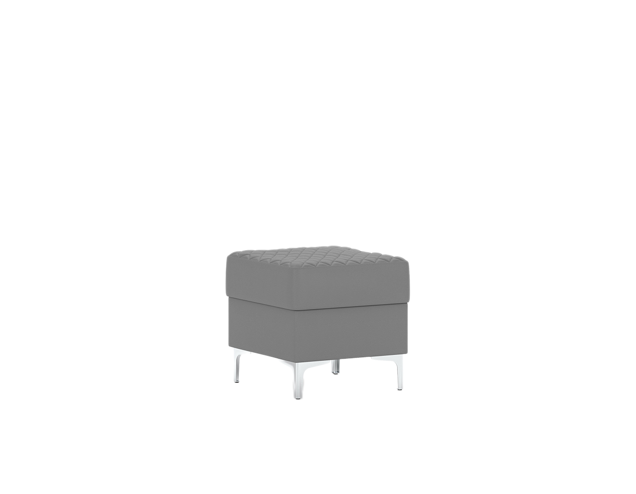 Пуф квадратный Chairman АКТИВ 550 х 550 х 460 мм