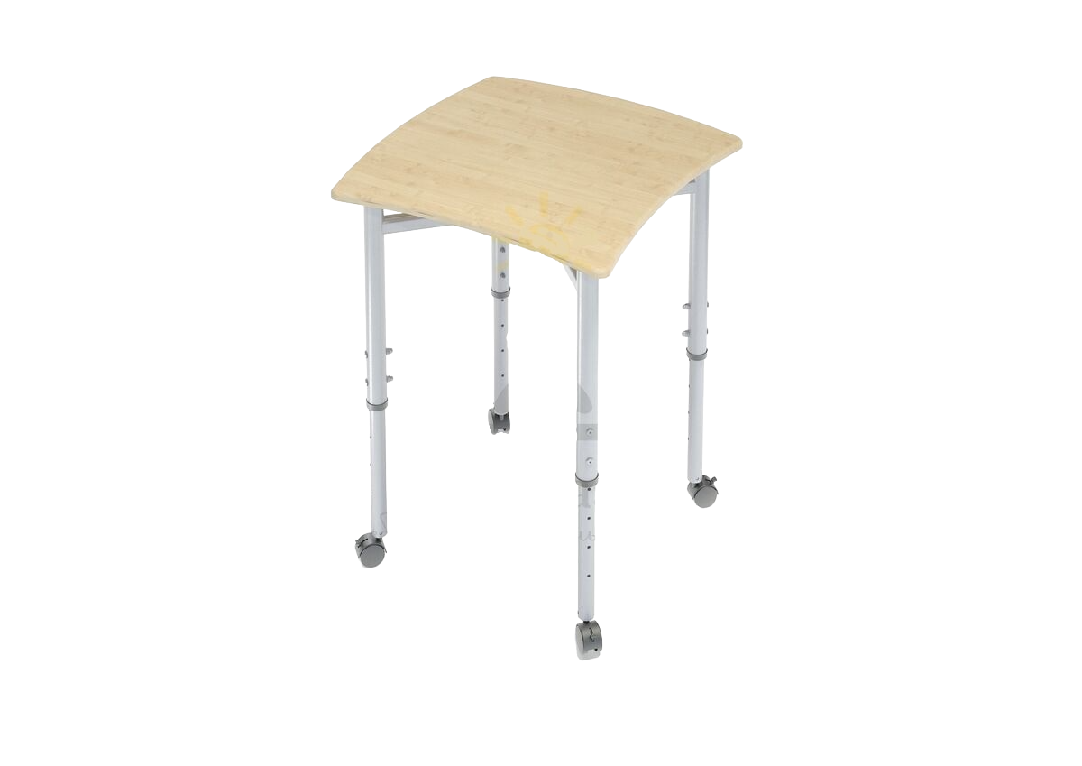 Стол ученический, одноместный, PUZZLE (Р) 7, 635 х 635 х 580 (820) мм, цвет клён