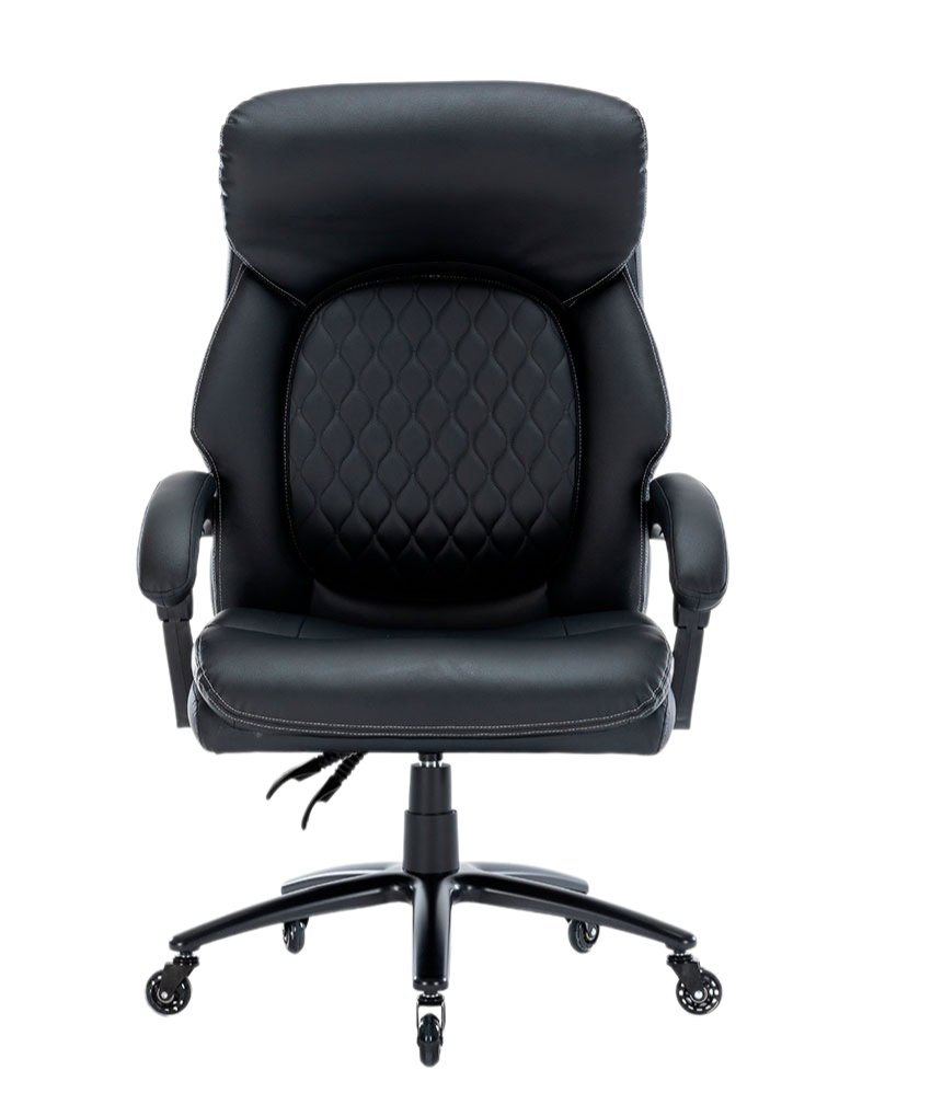 Кресло офисное Chairman СН412 Россия экокожа черная