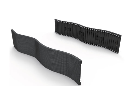 Гибкий экран Polyled RT-P18-O.R.SMD.wave, внутри помещ/на улице, 18,75 мм, от 19 м, 16 × 64 пикс.