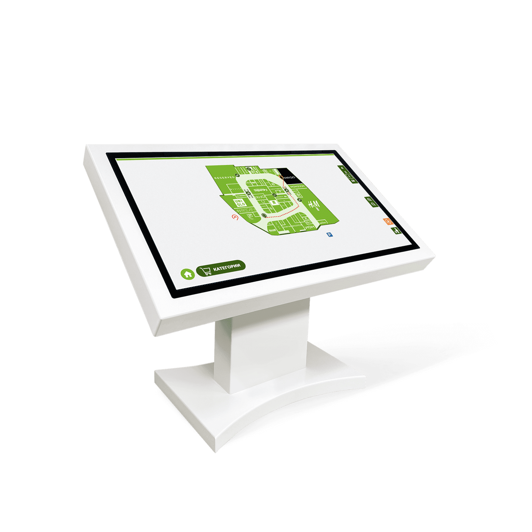 Стол интерактивный NexTable One 55P, цвет белый, TSONV1PNT55