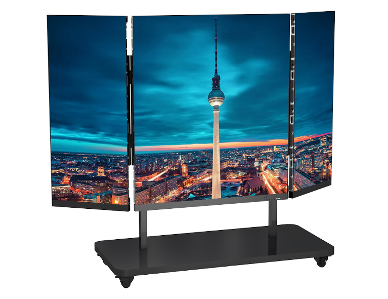 Складной дисплей Polyled M WALL-1906, 110", 1,906 мм, 1280×720 пикс.